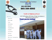 Tablet Screenshot of cnatrainingknox.com